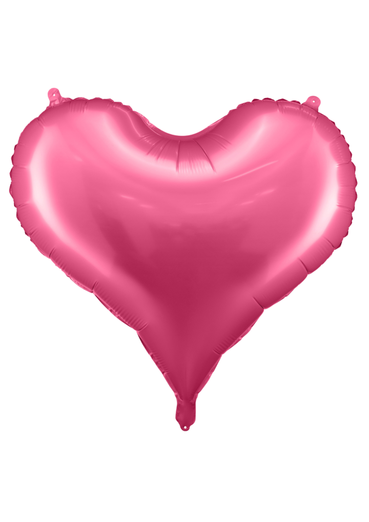 Duże serce foremne 75cm ciemny róż